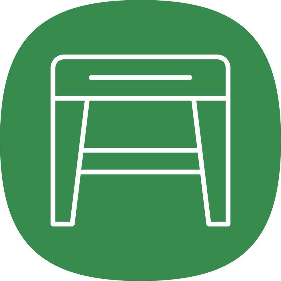 Stool f Vector Icon Design
