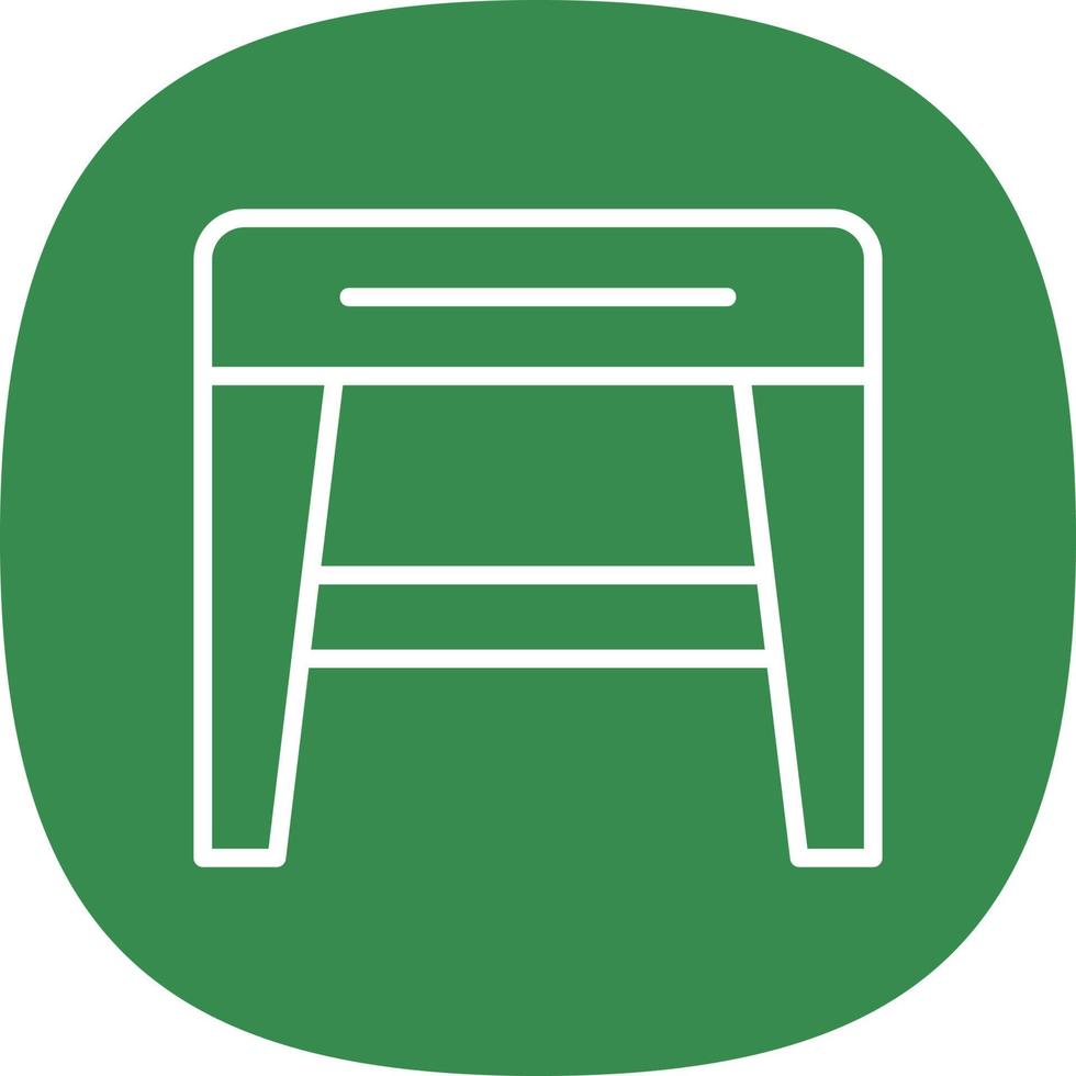 Stool f Vector Icon Design