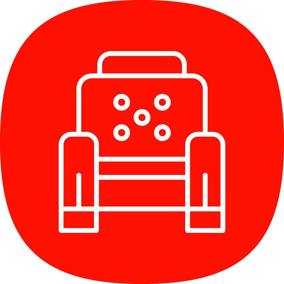 Armchair Vector Icon Design