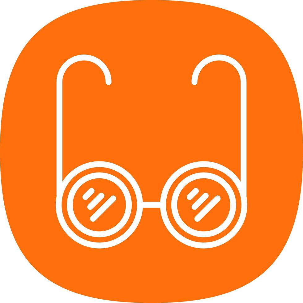 Eye Glasses Vector Icon Design