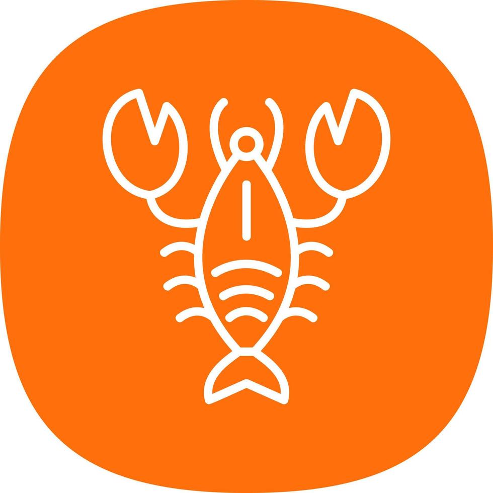 Lobster Vector Icon Design