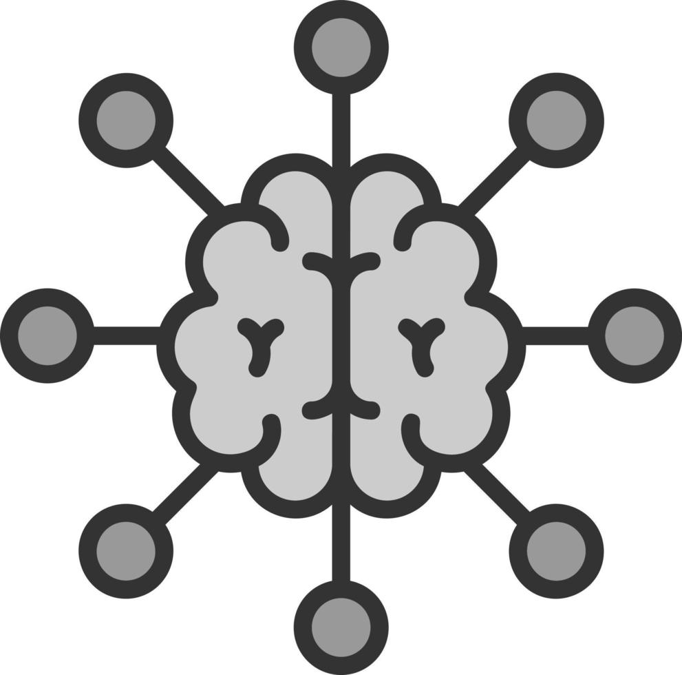 diseño de icono de vector de mapa mental