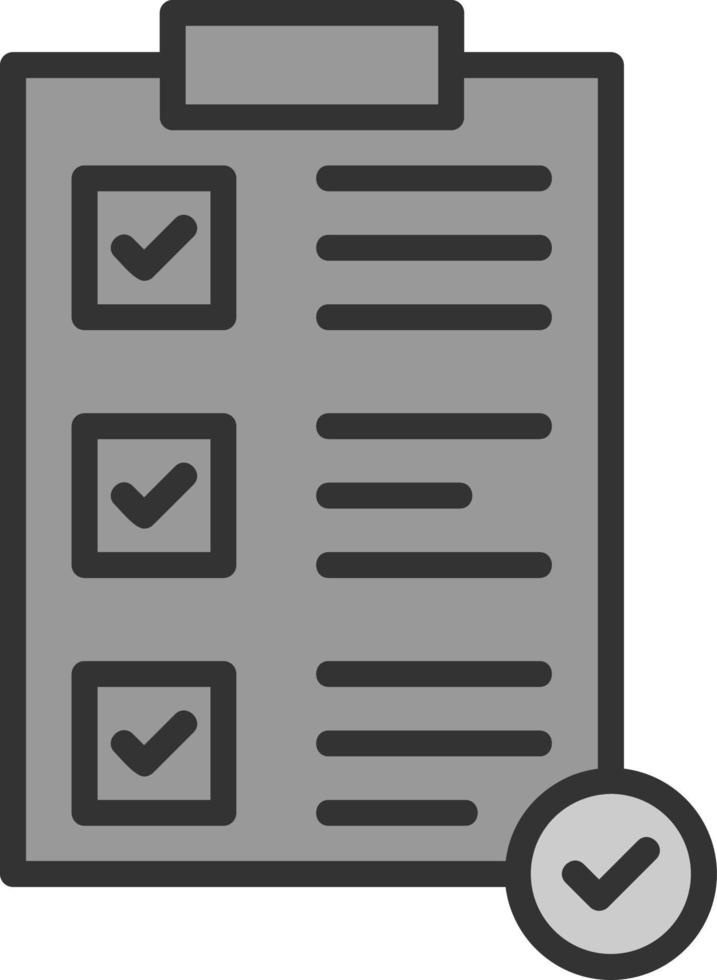 Completed Task Vector Icon Design
