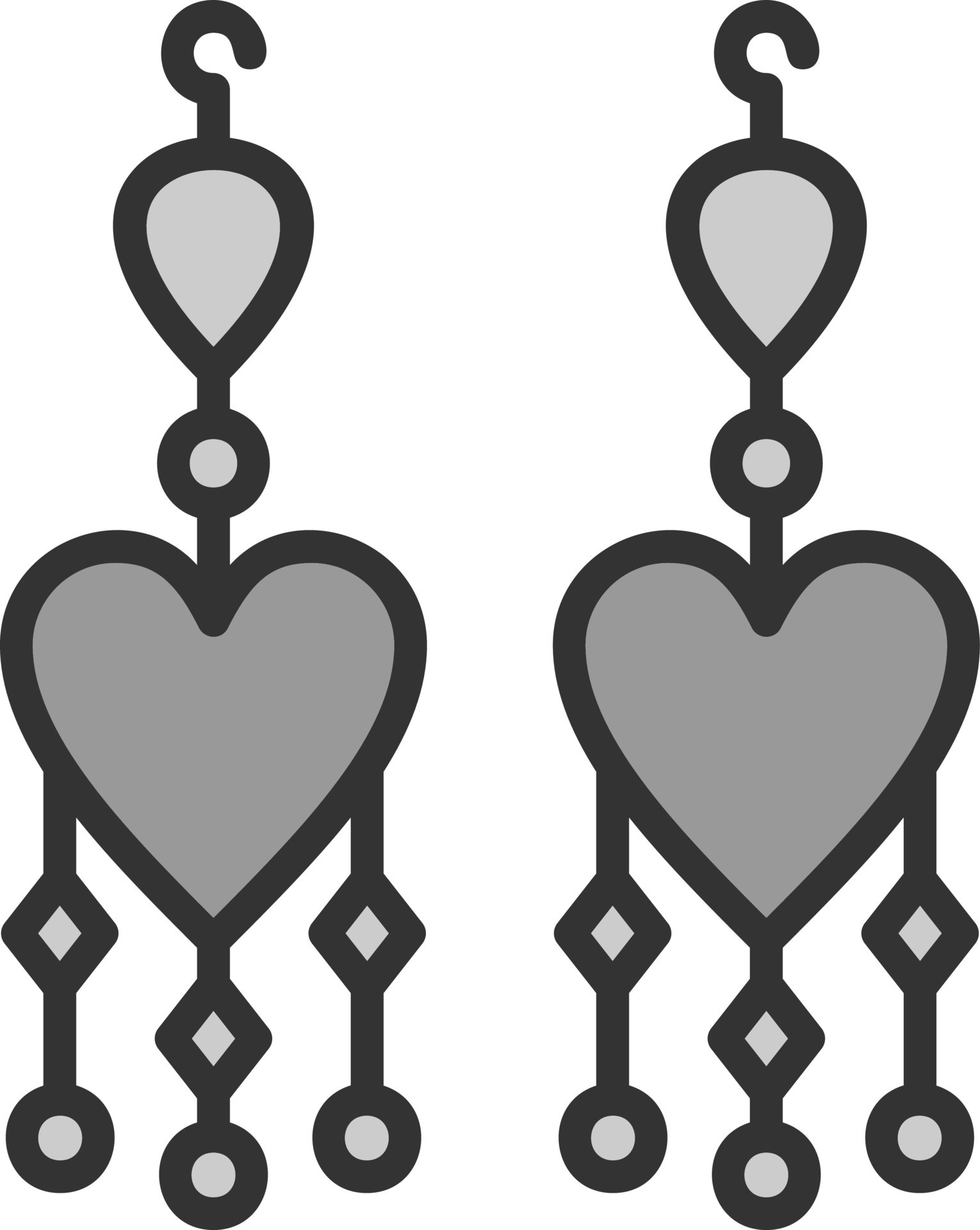 Earrings Vector Icon Design 16991397 Vector Art at Vecteezy