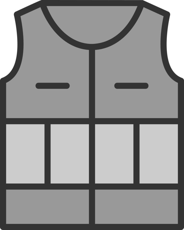 Life Jacket Vector Icon Design