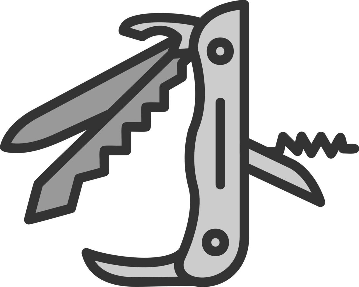 Swiss Army Knife Vector Icon Design