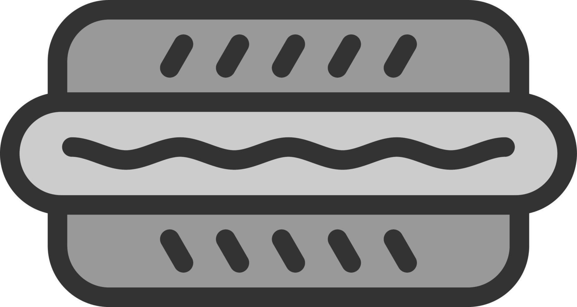 Hot Dog Vector Icon Design