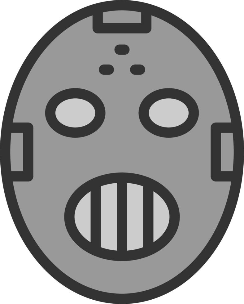 Hockey Mask Vector Icon Design