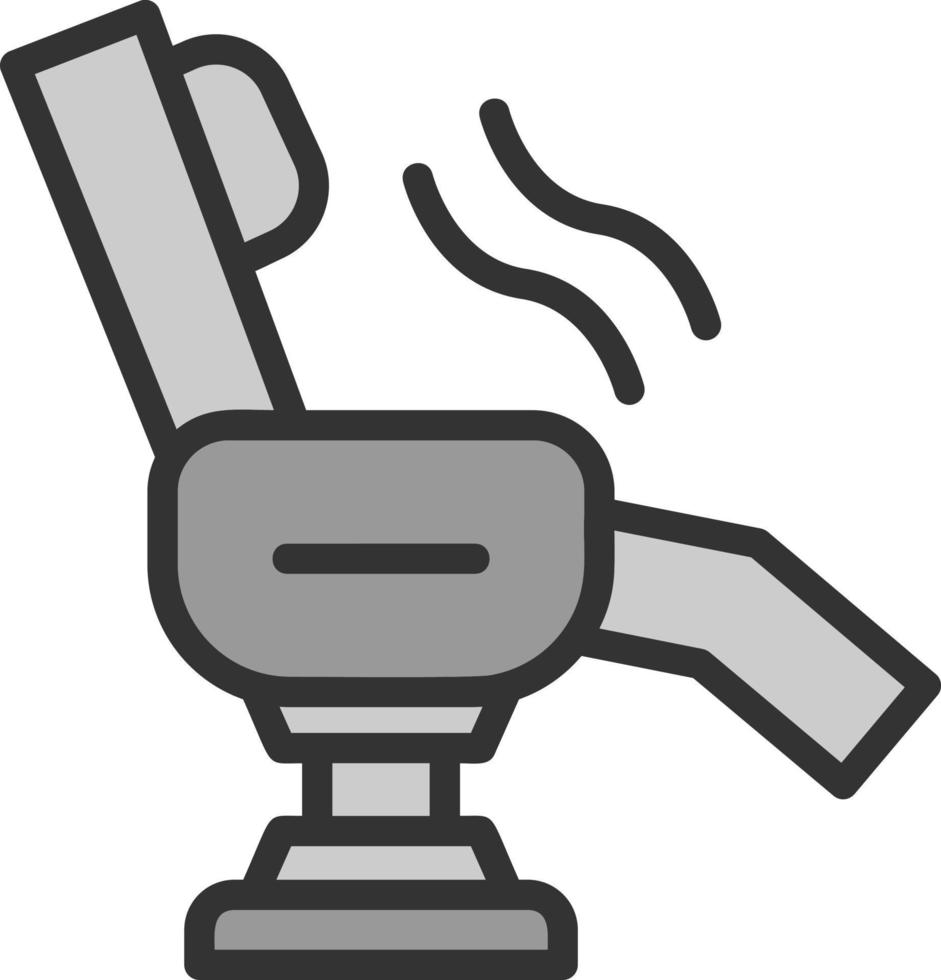 Massage Chair Vector Icon Design