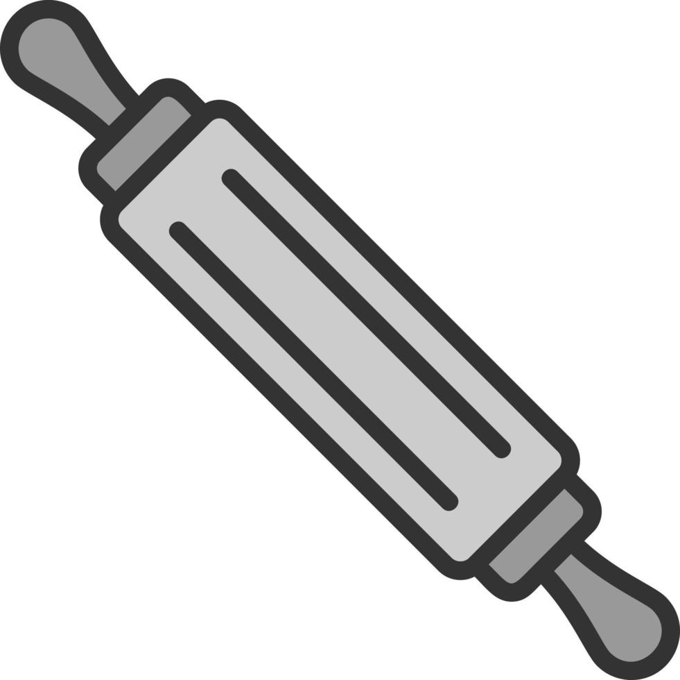 Rolling Pin Vector Icon Design