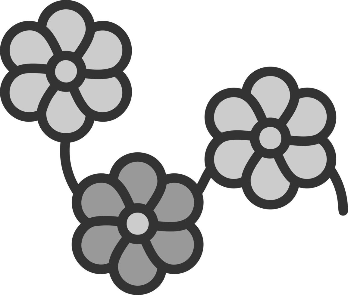 diseño de icono de vector de flores
