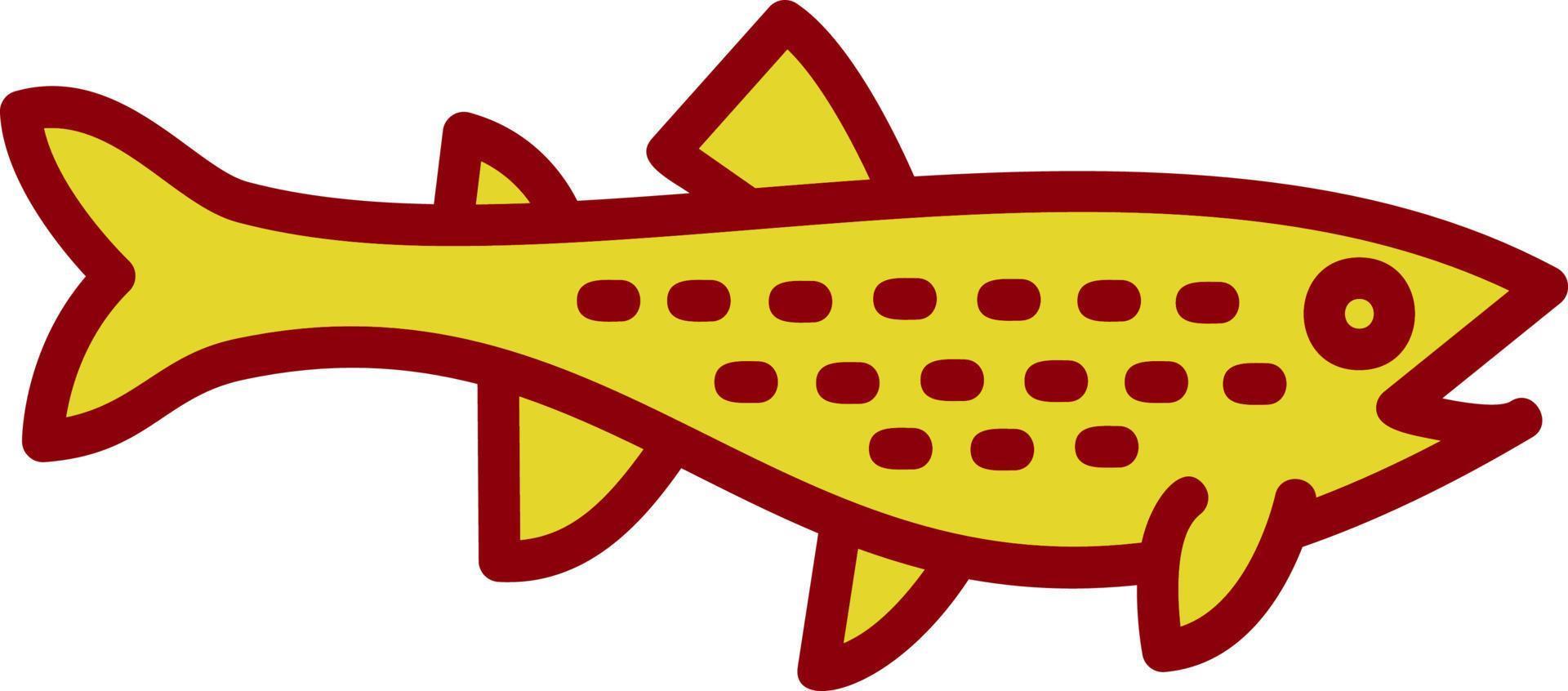 Trout Vector Icon Design