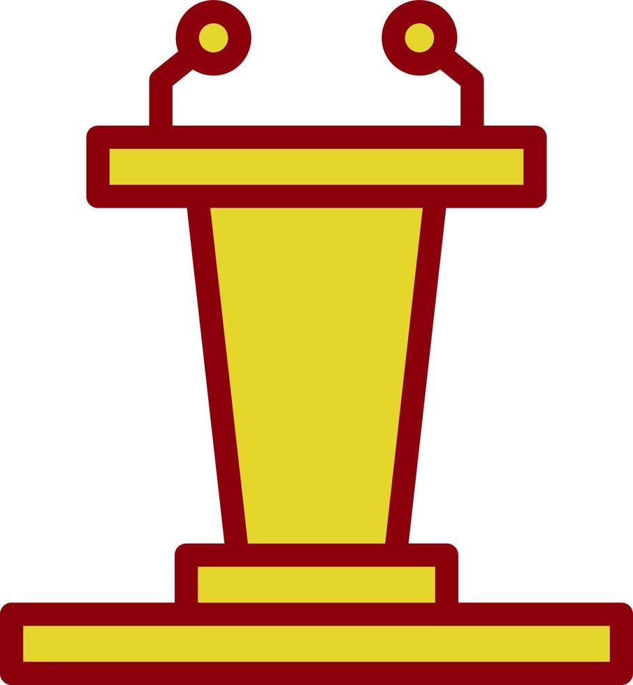 Podium Vector Icon Design