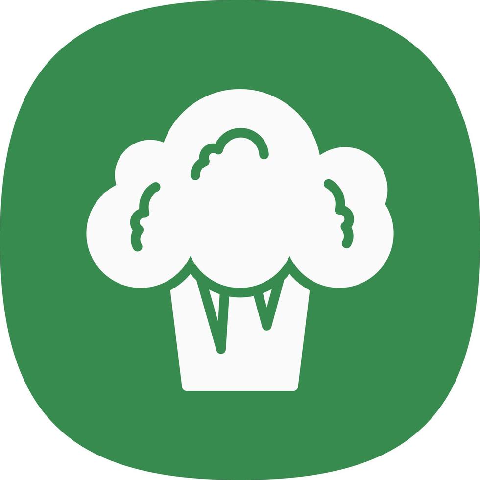 Broccoli Vector Icon Design