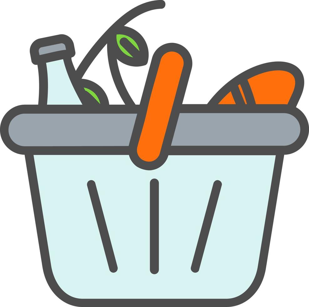 Basket Vector icon