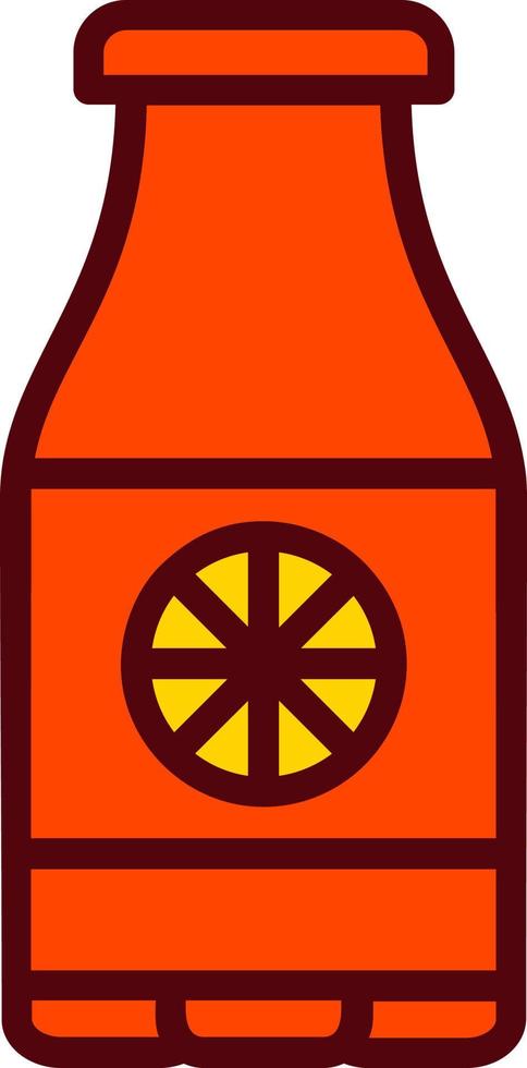 Juice Bottle Vector icon