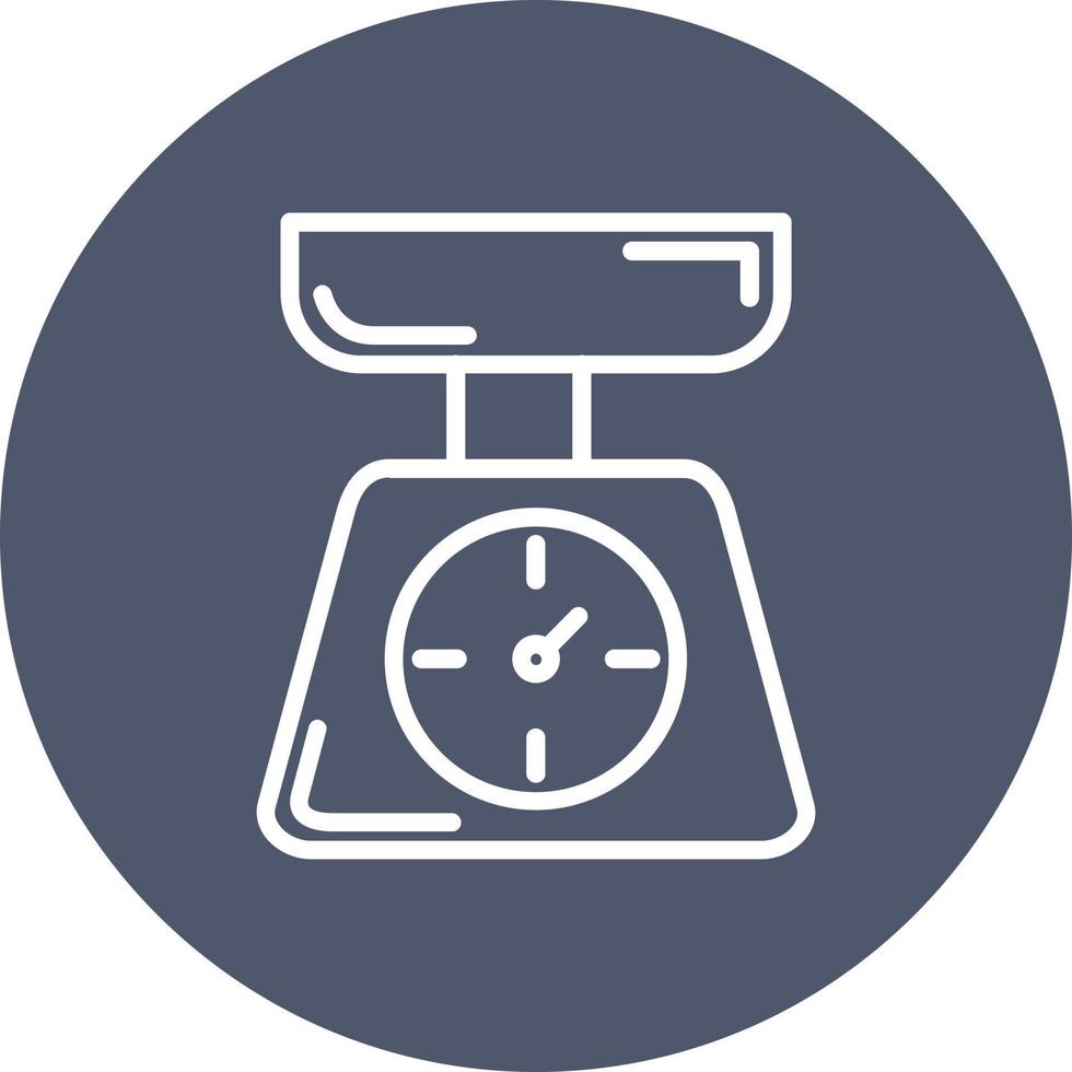 Weighting scale Vector icon