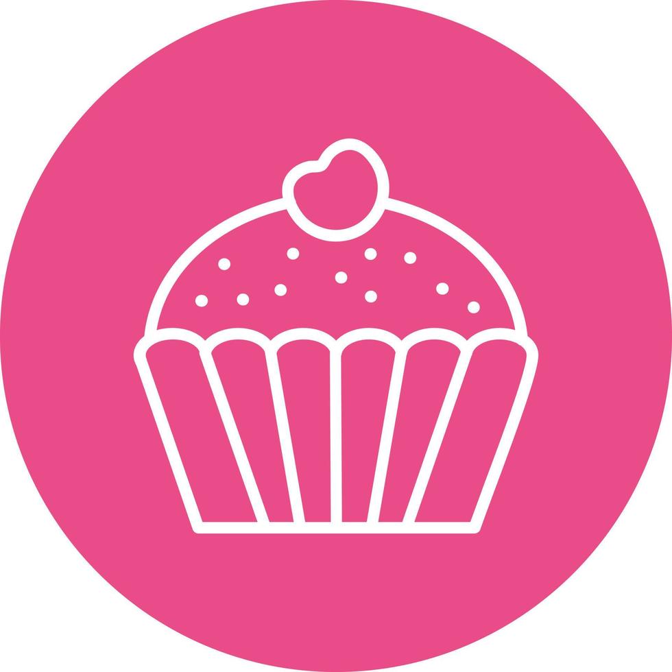 icono de vector de muffin