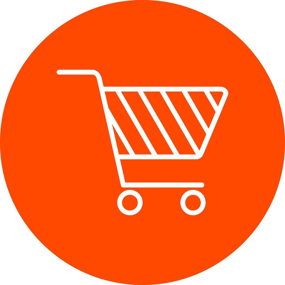 icono de vector de carrito de compras