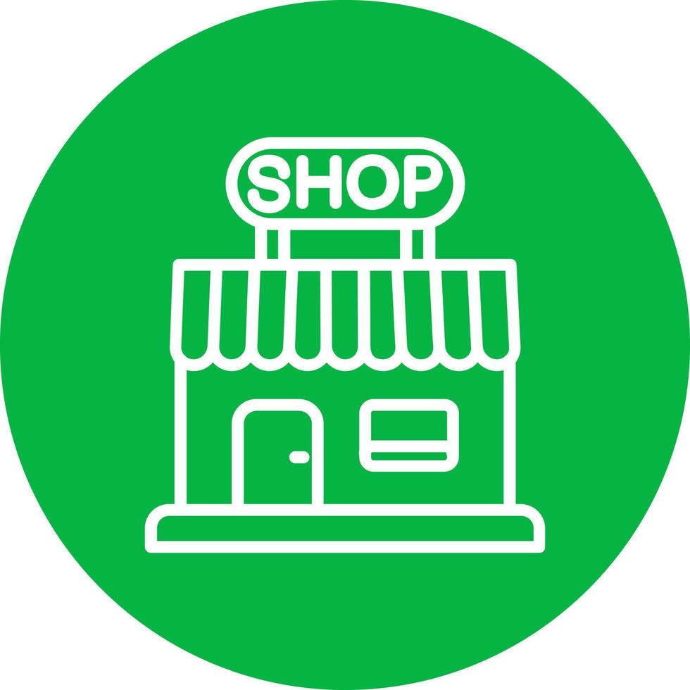 Grocery shop Vector icon