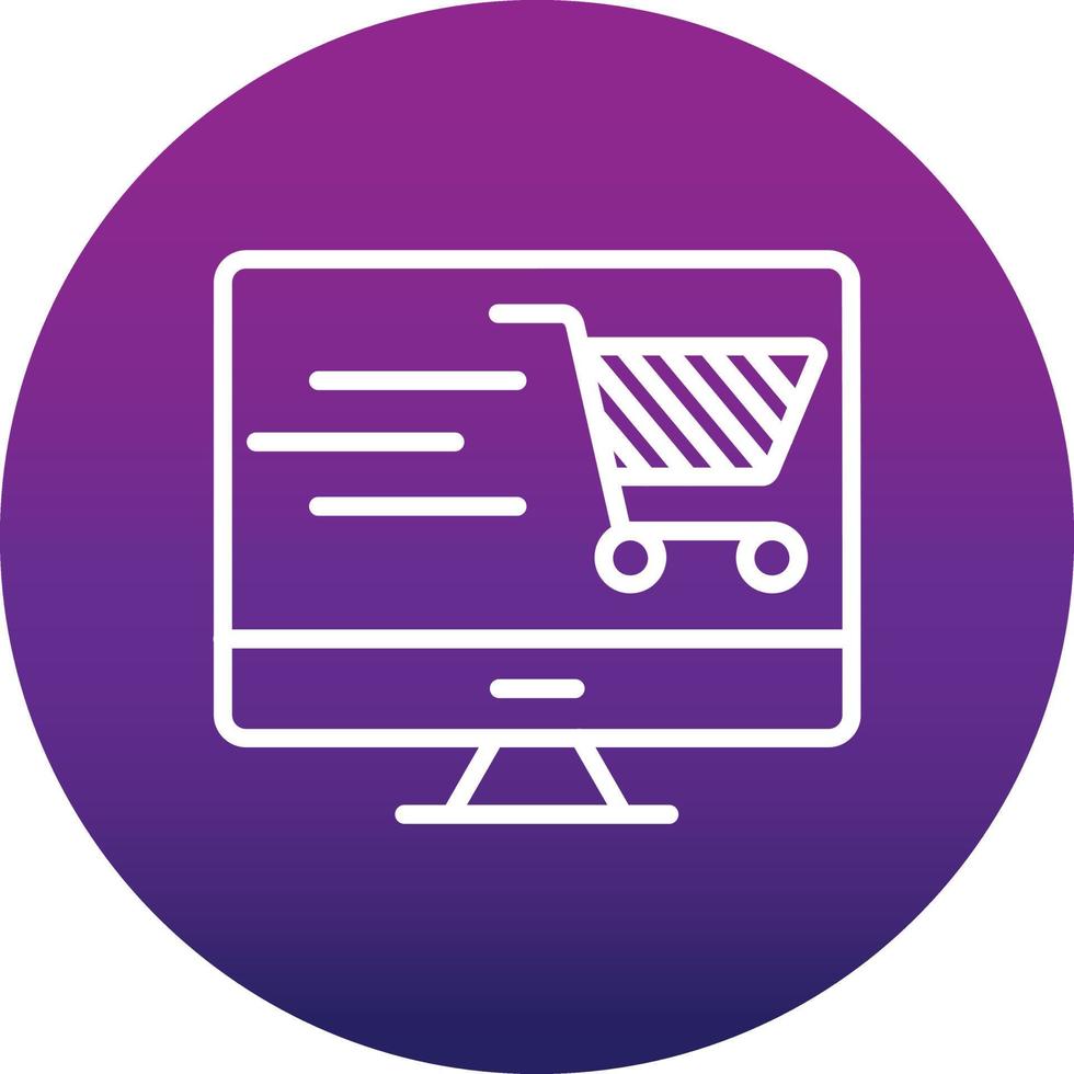 Online Shopping Vector icon