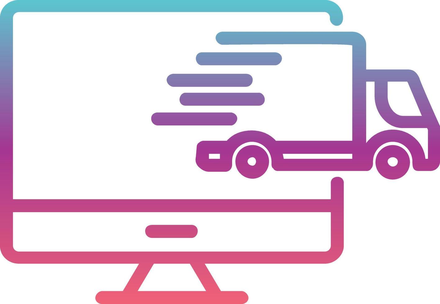 Online Delivery Vector icon