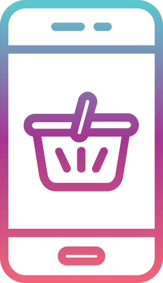 Online Grocery Vector icon
