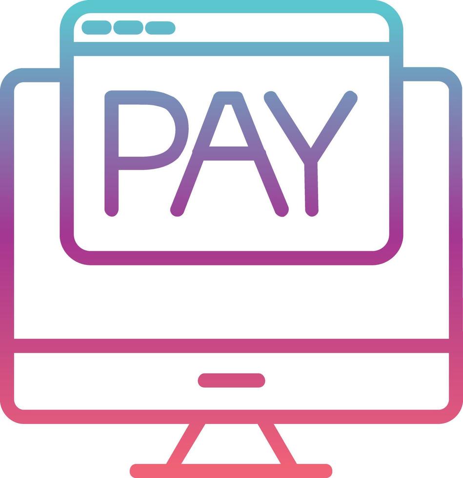 Online Payment Vector icon
