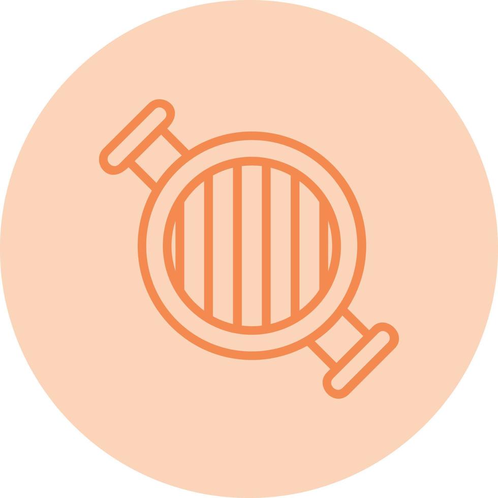 Fish Grill Vector icon