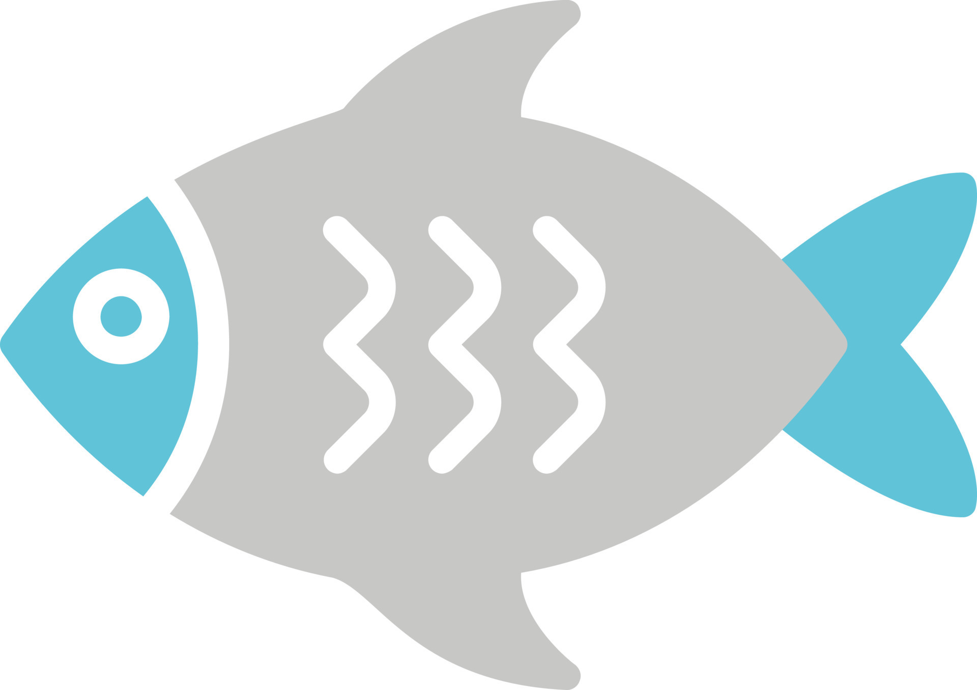 Fish Vector icon 16994443 Vector Art at Vecteezy