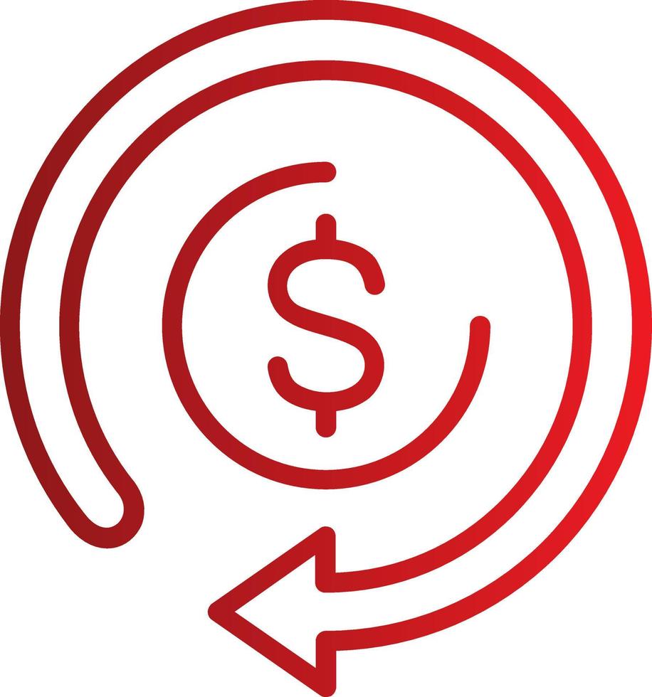 Refund Vector icon