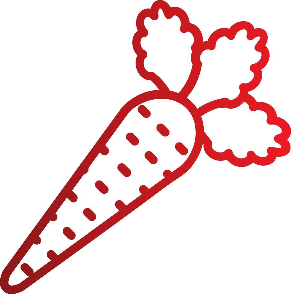 Carrot Vector icon