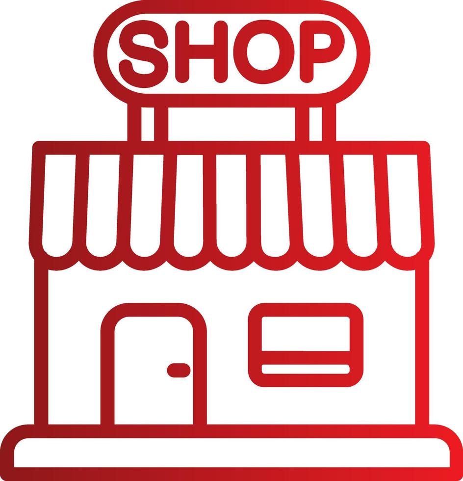 Grocery shop Vector icon