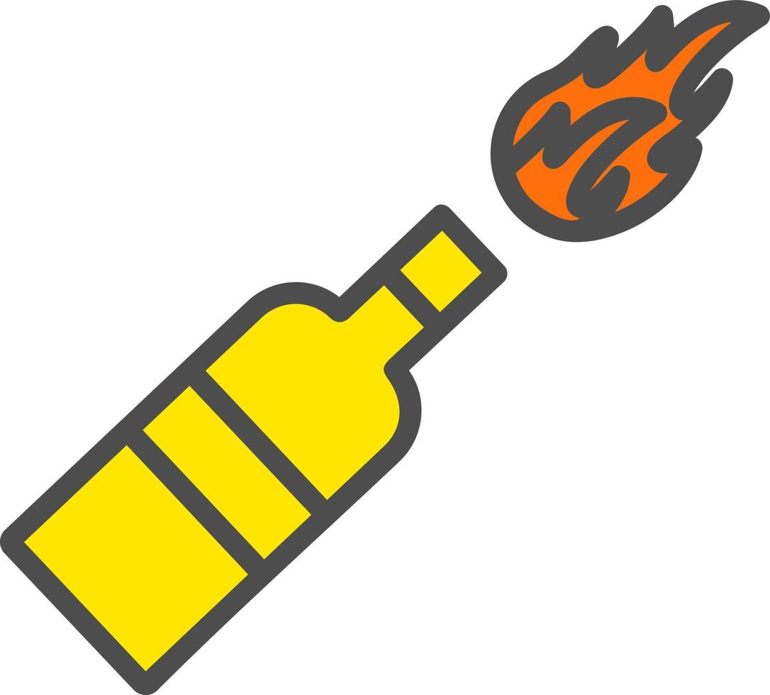 Molotov Cocktail  Vector Icon