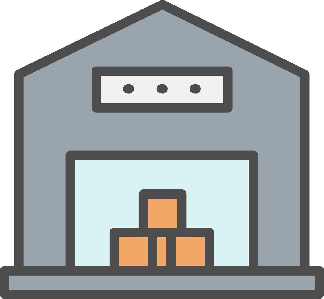 Warehouse  Vector Icon