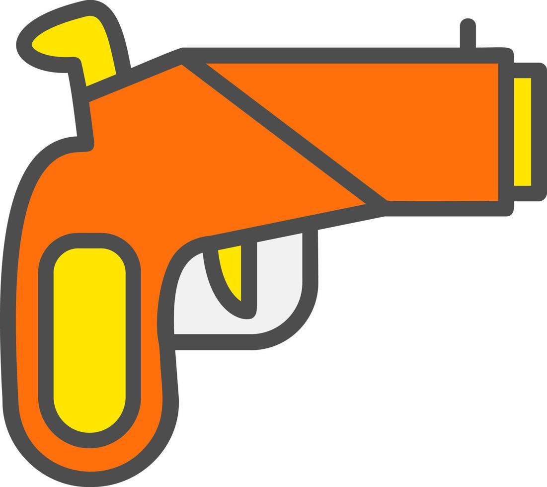 icono de vector de pistola de bengalas