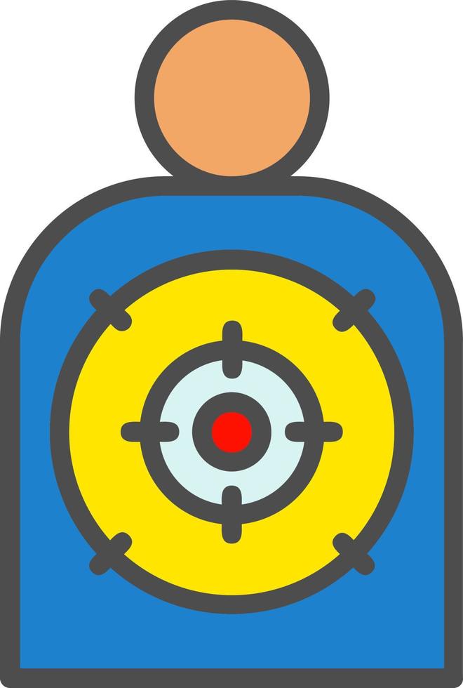 Shooting Target  Vector Icon