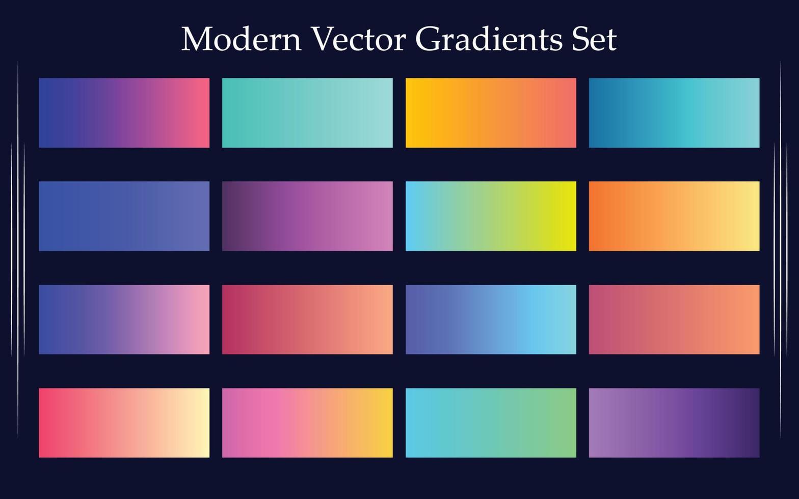 Modern Gradient Set Free Vector