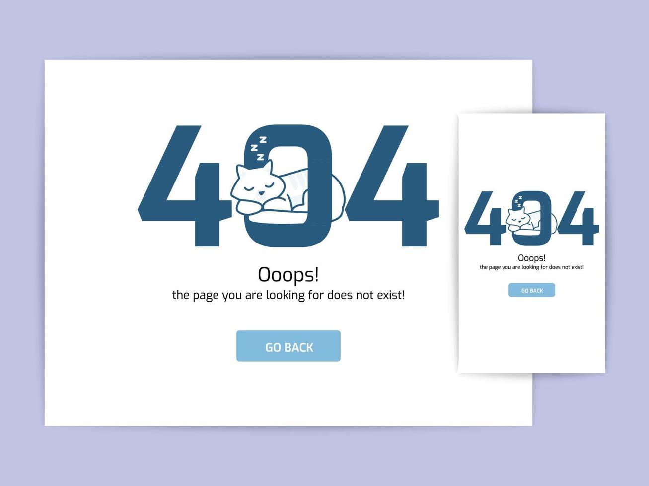 Page not found 404 design concept template. error page flat line vector. Link to a non-existent page. Astronaut in box illustration vector