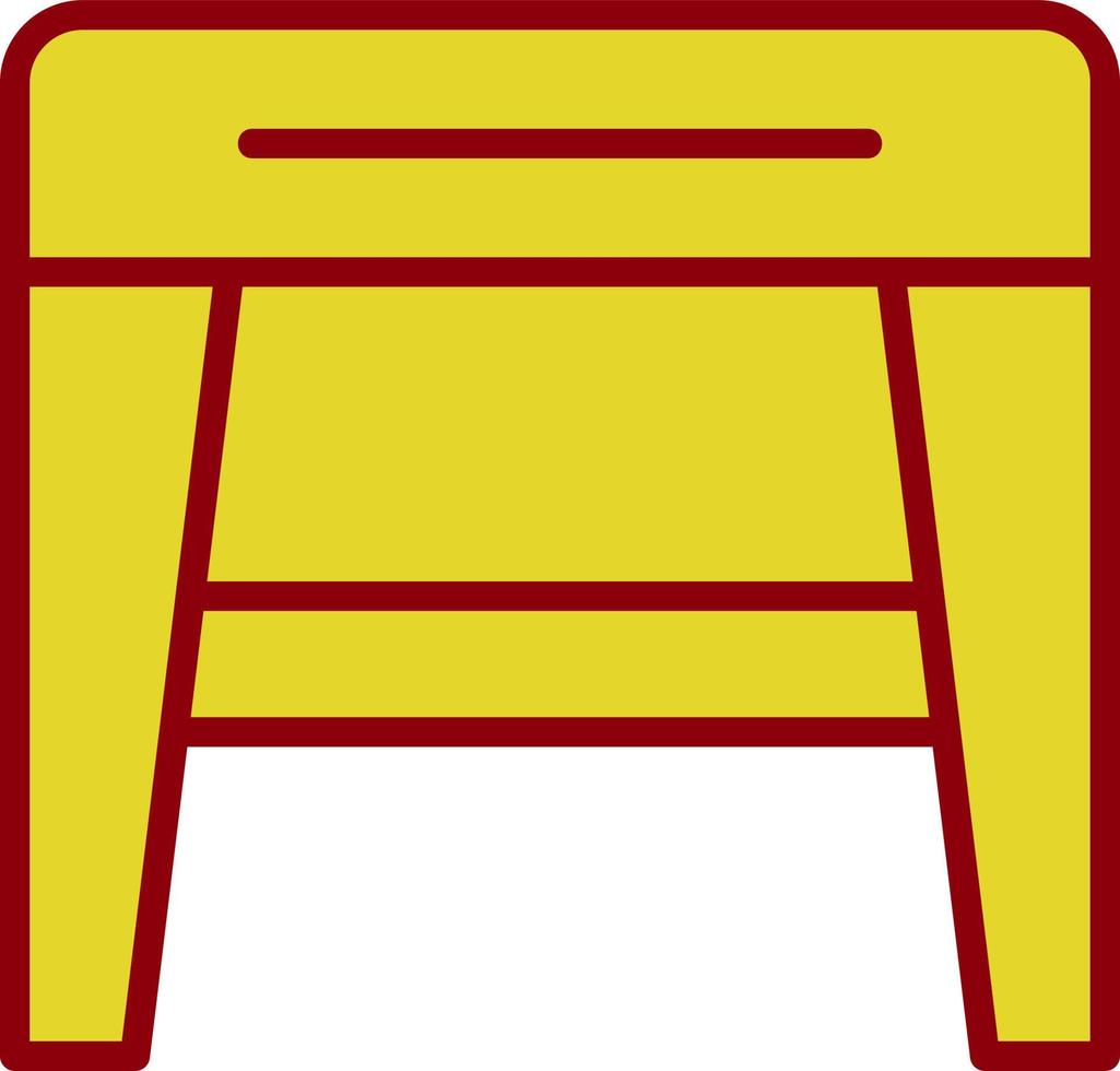 Stool f Vector Icon Design