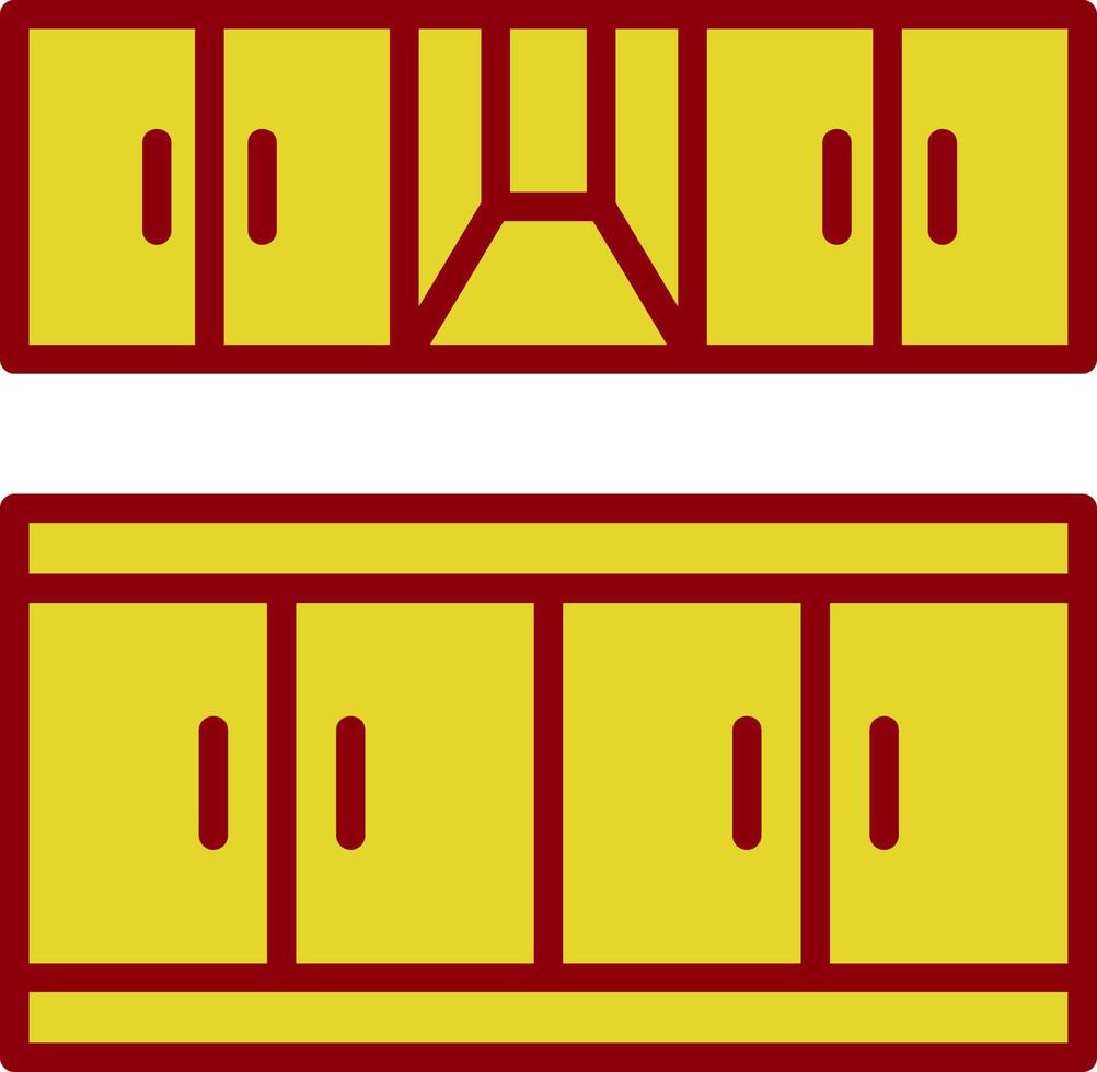 Kitchen Furniture Vector Icon Design