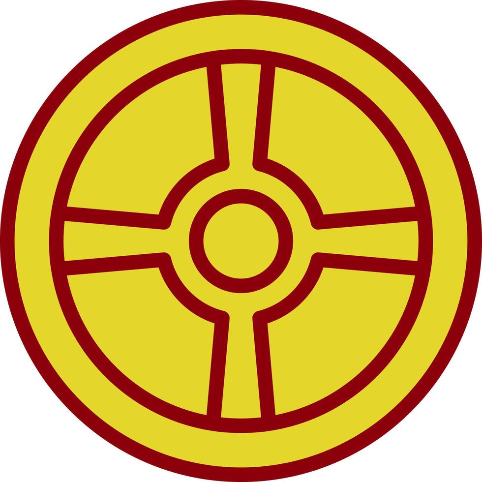 Wheel Vector Icon Design