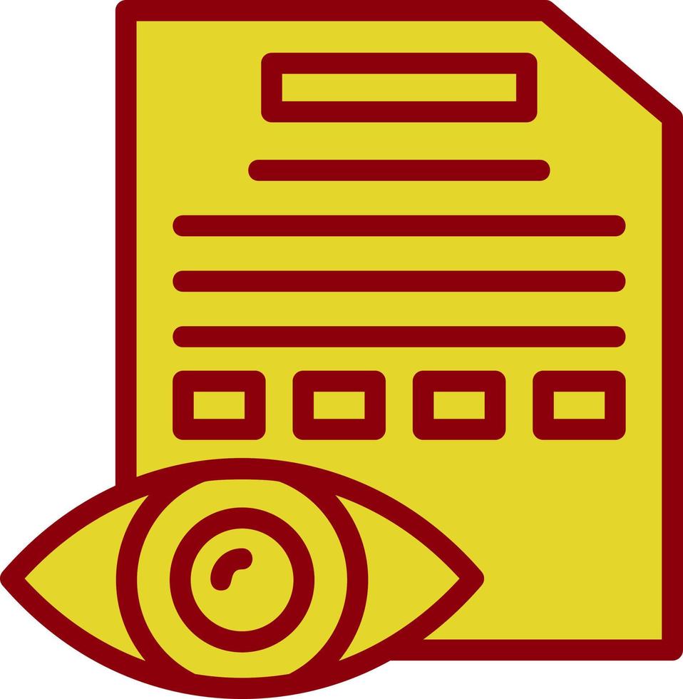 diseño de icono de vector de prueba ocular