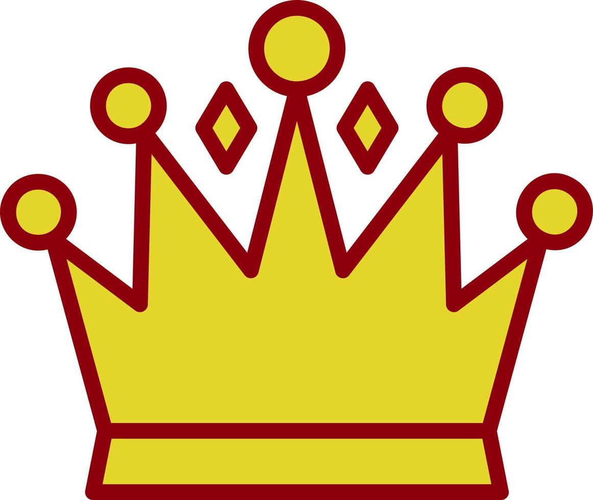 Crown Vector Icon Design