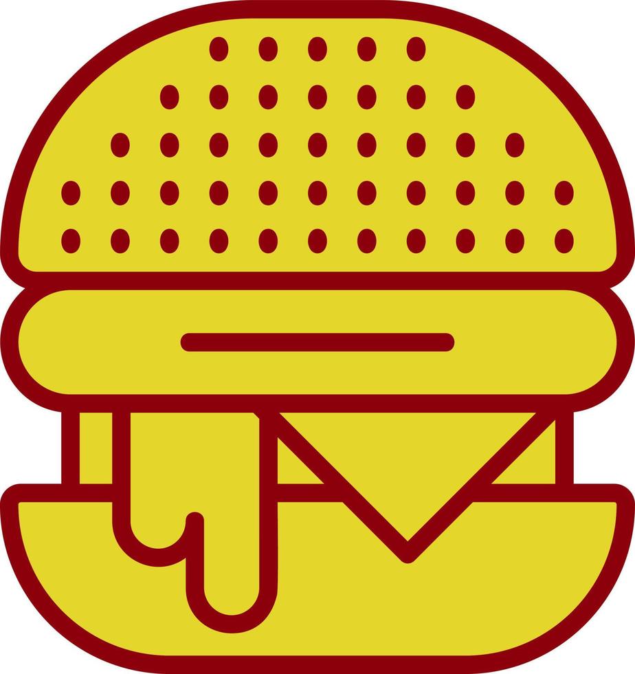 diseño de icono de vector de hamburguesa