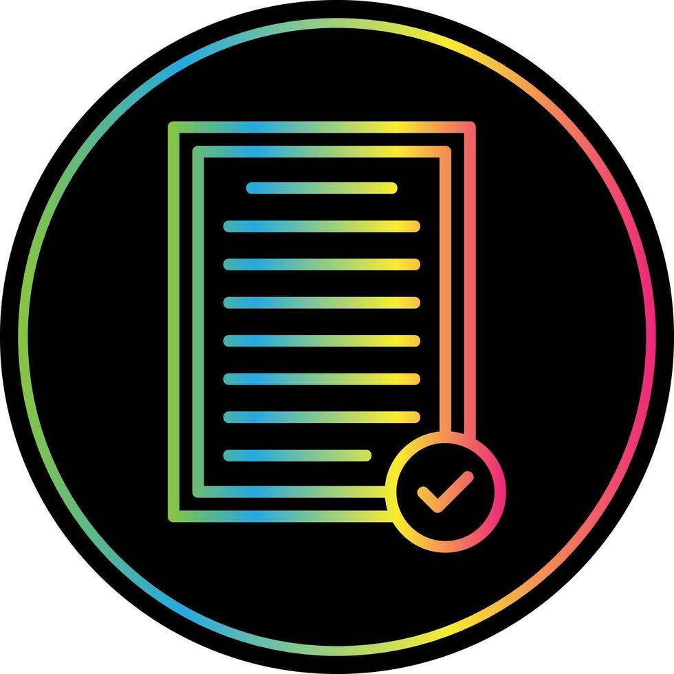 Checked Vector Icon Design