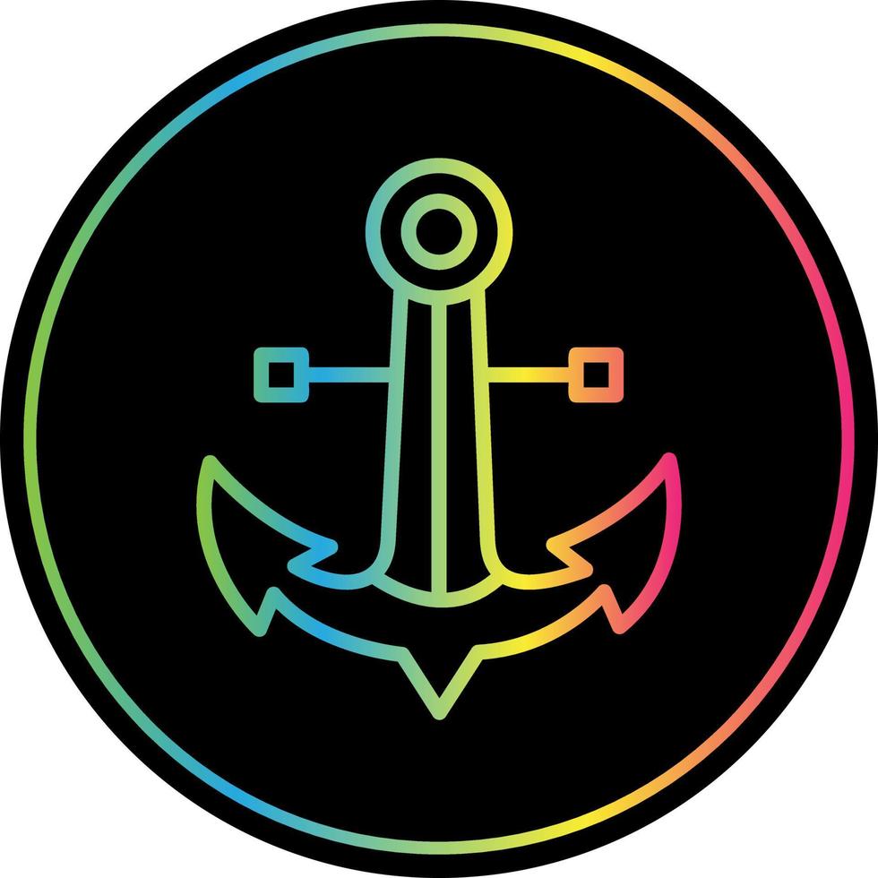 Anchor Vector Icon Design