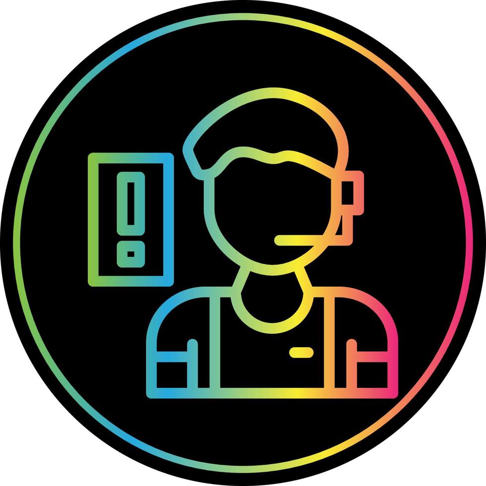 Referee Vector Icon Design