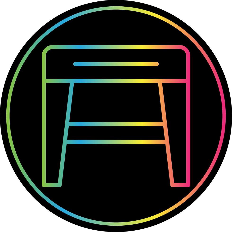 Stool f Vector Icon Design