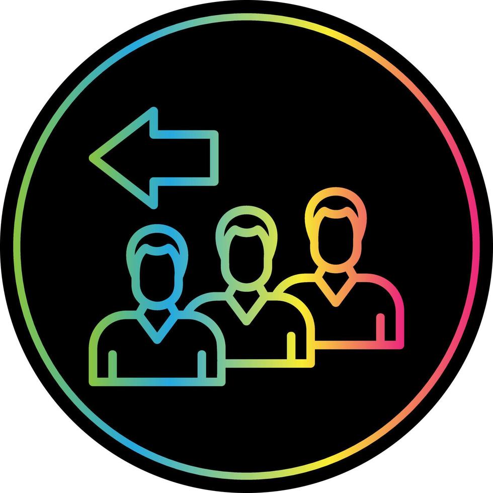 Queue Vector Icon Design